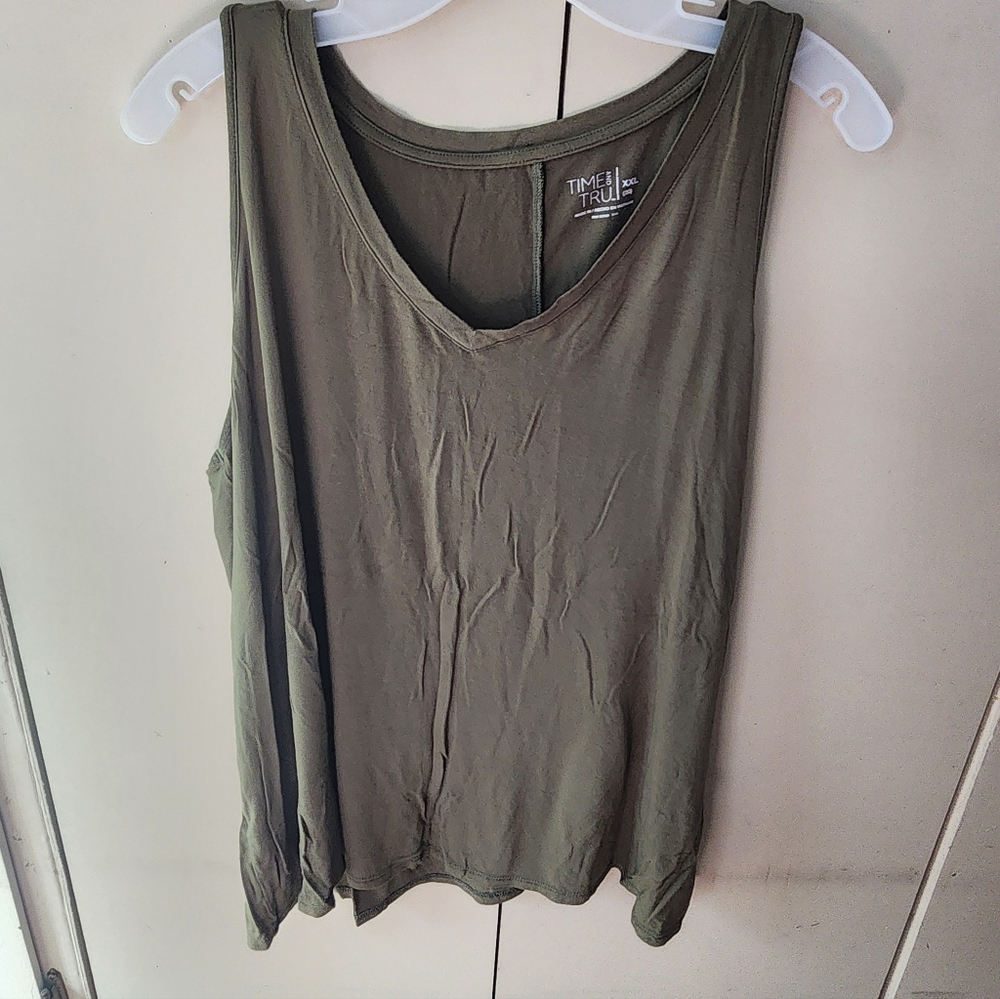Olive Green Tank Top